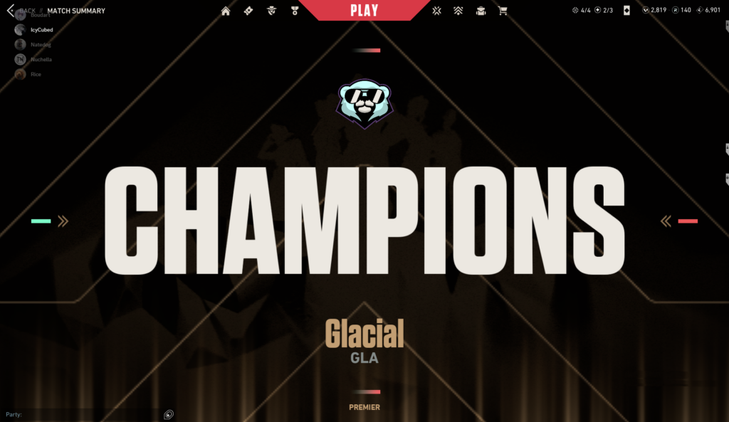 Champions des Glaces